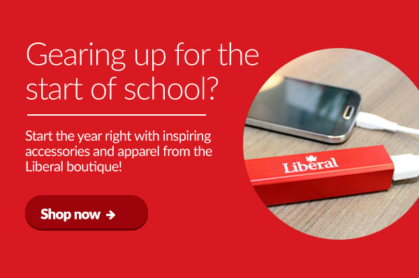 Gearing up for the start of school?

Start the year right with inspiring accessories and apparel from the Liberal boutique!

Shop now ➜